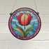 Tulip Stained Glass Effect Suncatcher